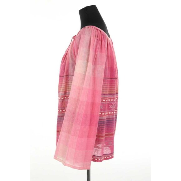 V de Vinster pink cotton blouse. Size medium. - Picture 10 of 10